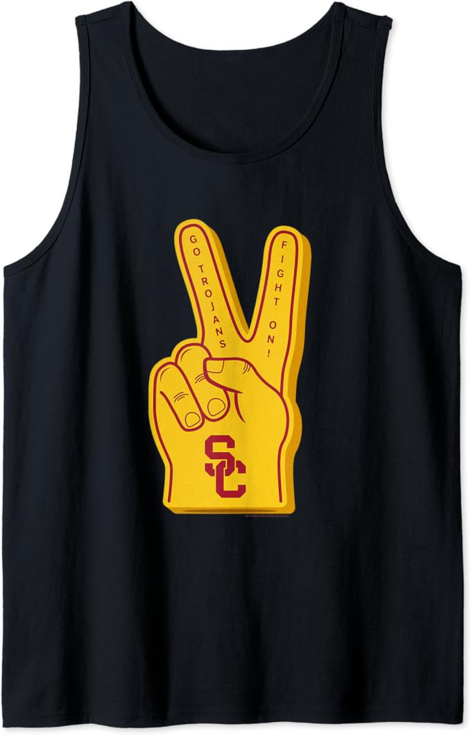 USC NCAA Fight On! Victory Foam Finger Tank Top Clothing